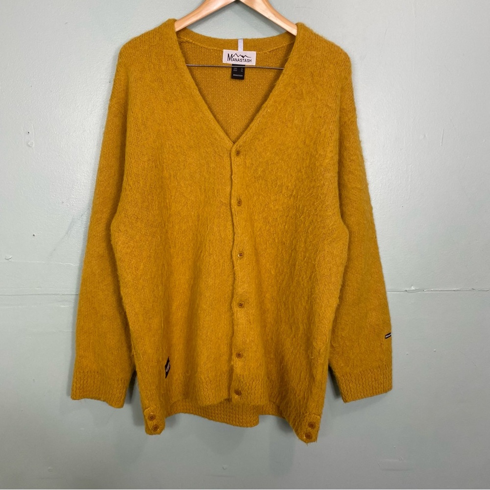 Manastash Cardigan Yellow Size XL‎ Sweater